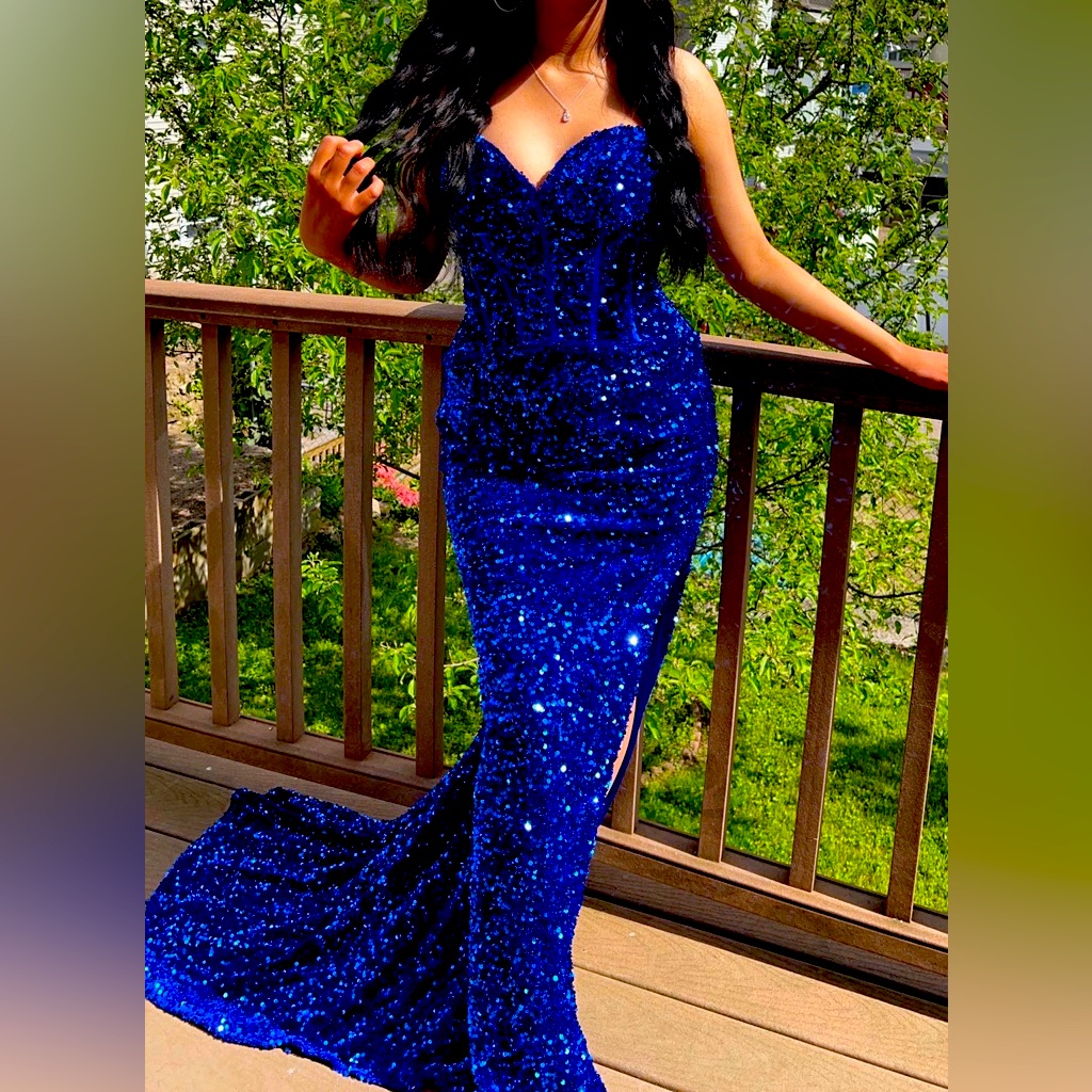 Sherri Hill Sweetheart Sequin Dress
